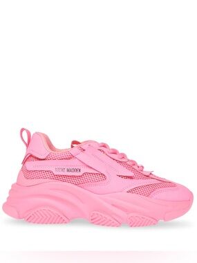 Steve Madden Pink Canvas Slip-On Sneakers